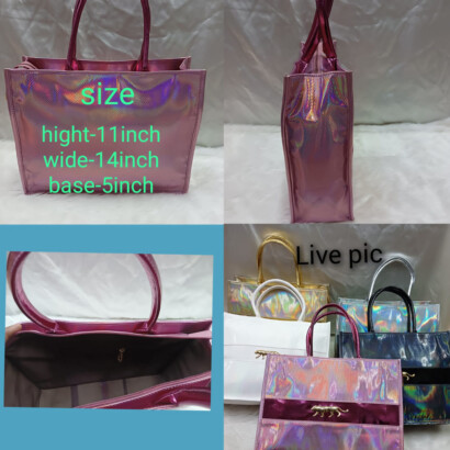 Shiny tote online bags